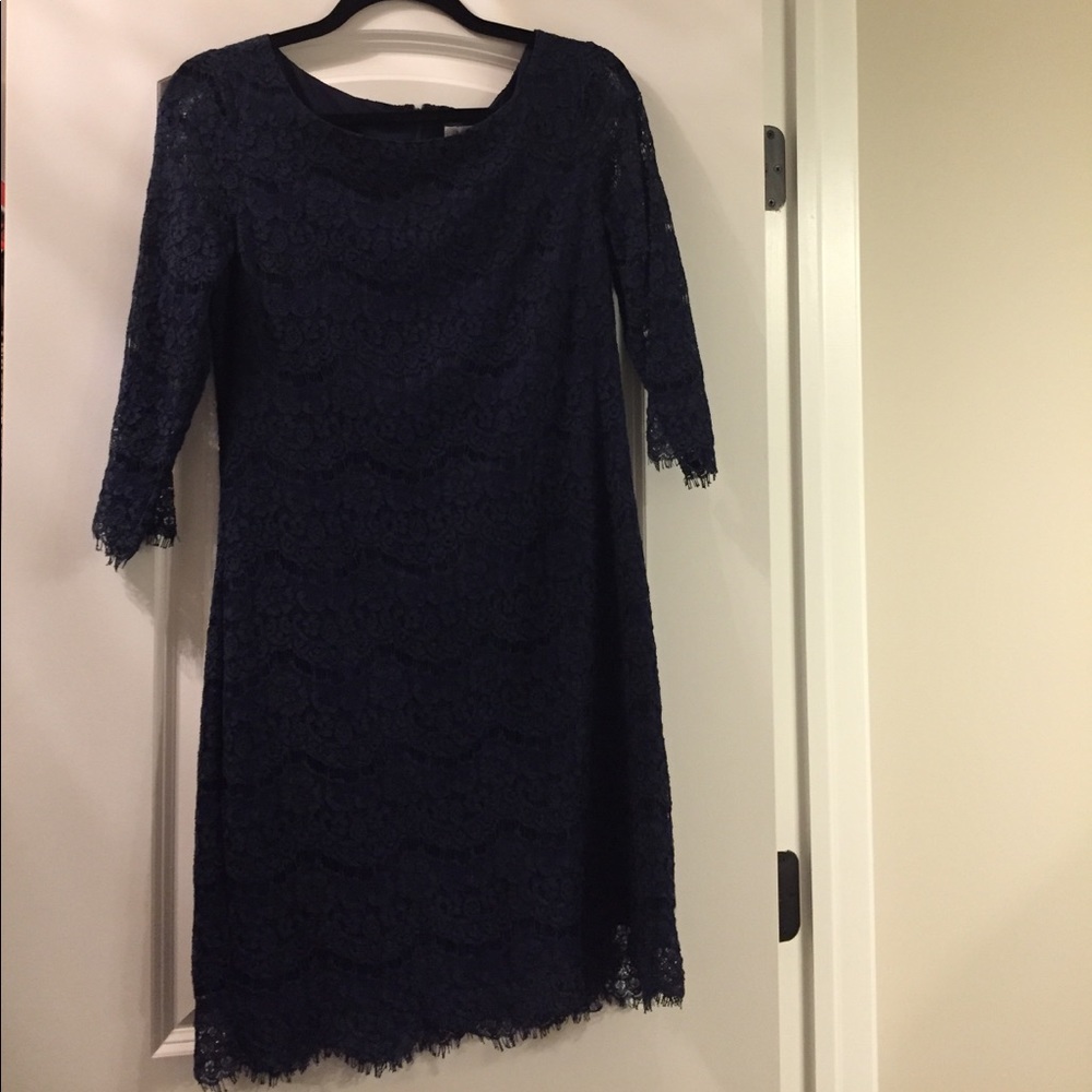 Barney’s NewYork Navy lace dress