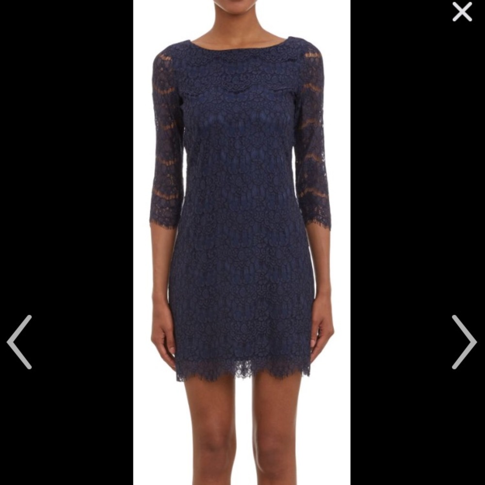 Barney’s NewYork Navy lace dress - Picture 3 of 4