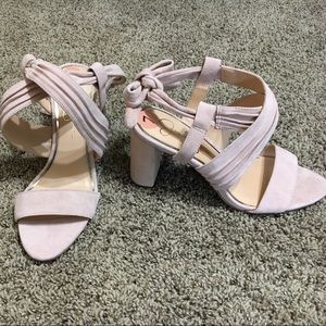 Jessica Simpson suede  sandals