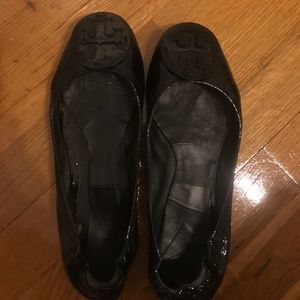 Tory Burch Black Ballet Flats