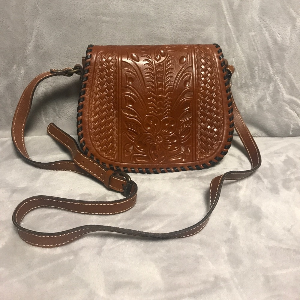 Italian leather crossbody