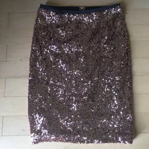 Cremieux sequin skirt