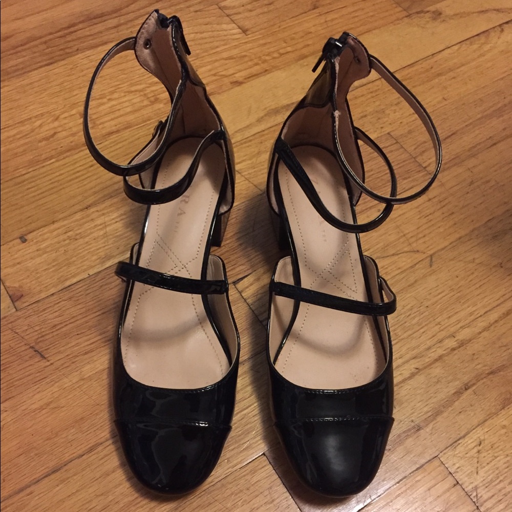 Black patent Mary Janes
