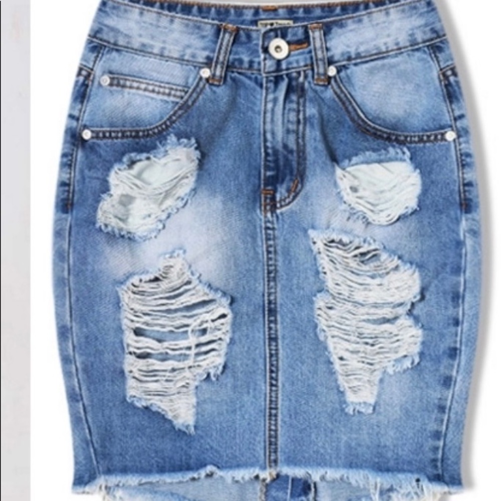 Jean skirt!