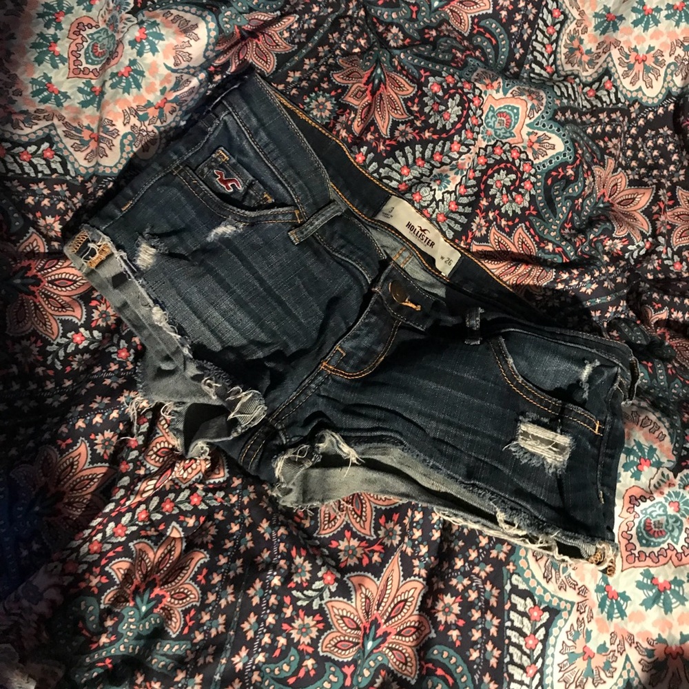 Hollister jean shorts