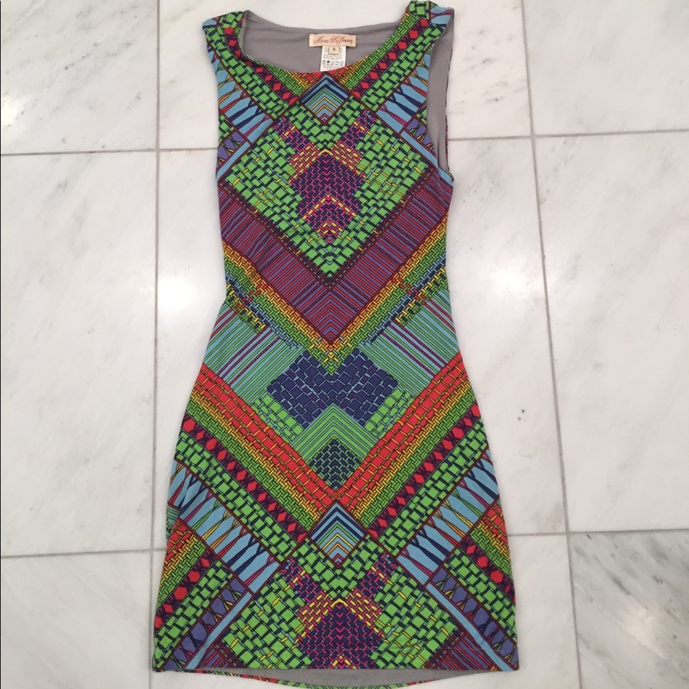Bright colored cut out back Mara Hoffman Dress