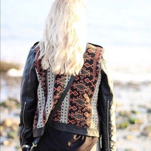 Black Vegan Leather Jacket
