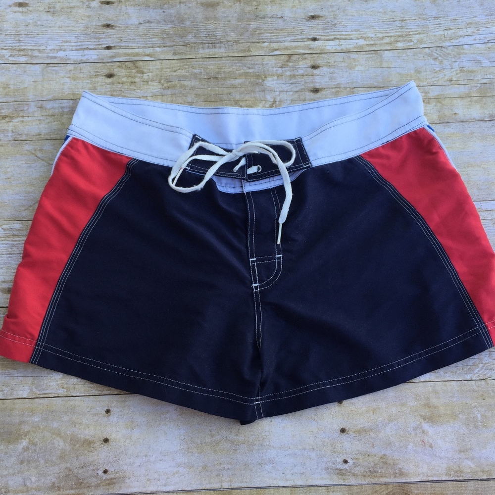 Women's Red, White & Blue Boardshorts Size 11