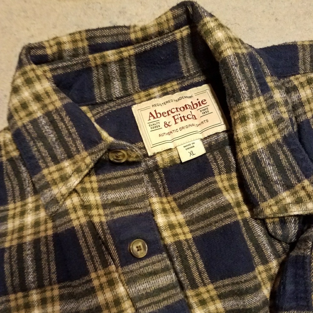 Abercrombie and Fitch Flannel Size XL