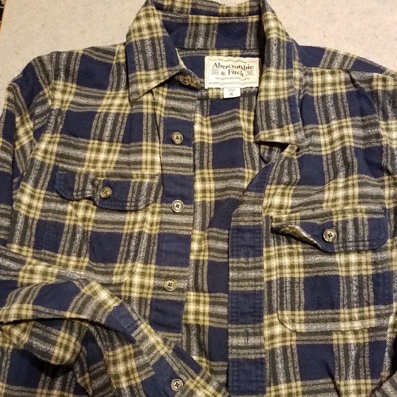 Abercrombie and Fitch Flannel Size XL - Picture 2 of 2