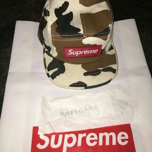 Supreme 5 panel camp hat strapback