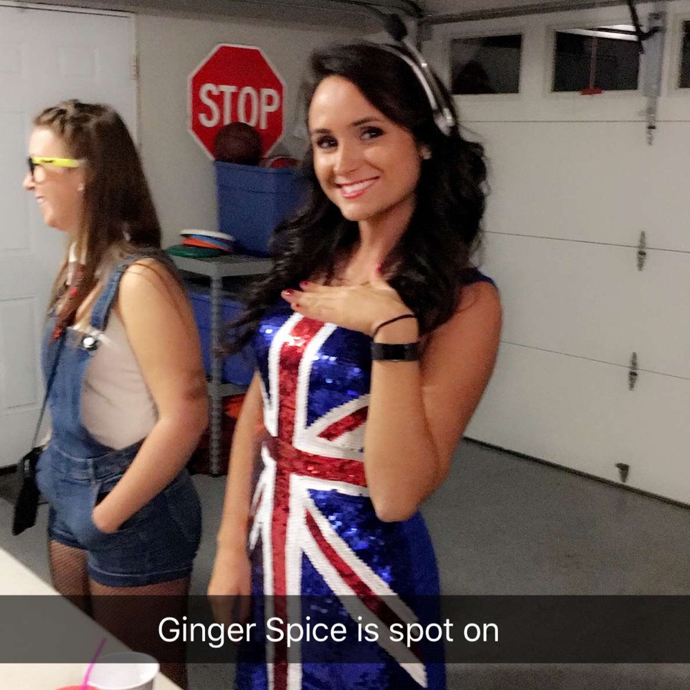Spice Girls dress and headset