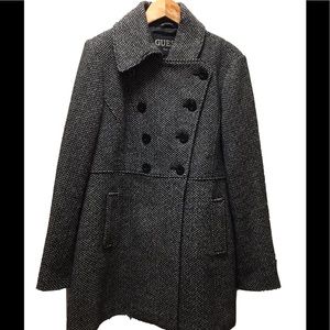 Guess Women’s Double-breasted Twill Coat