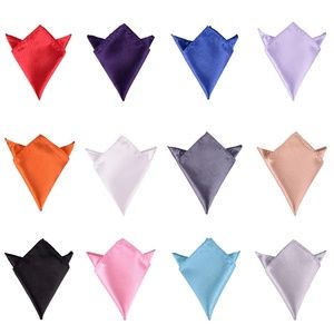 Pack of 12 Mens Pocket Squares