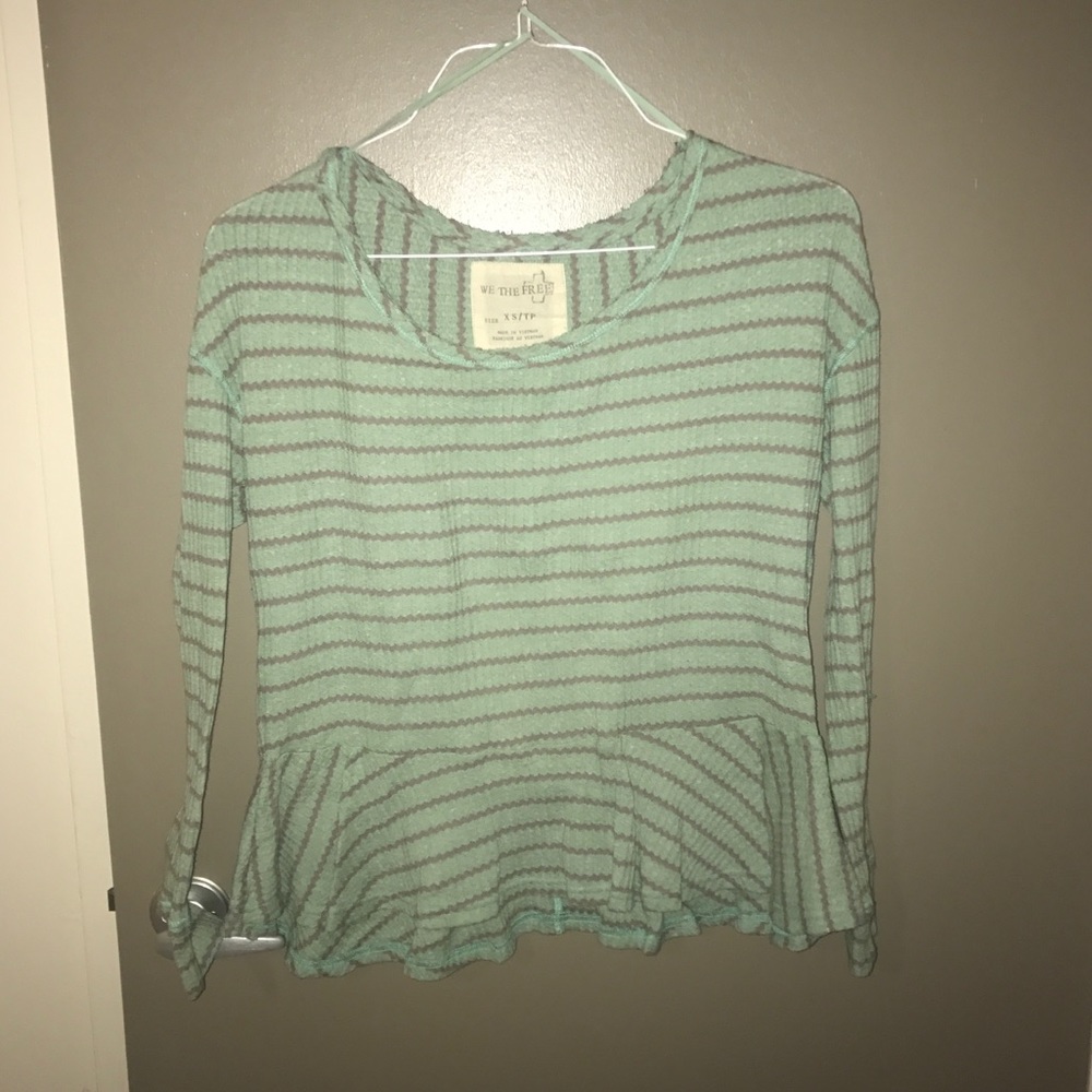 Free People casual long sleeve top