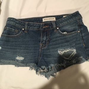 denim shorts