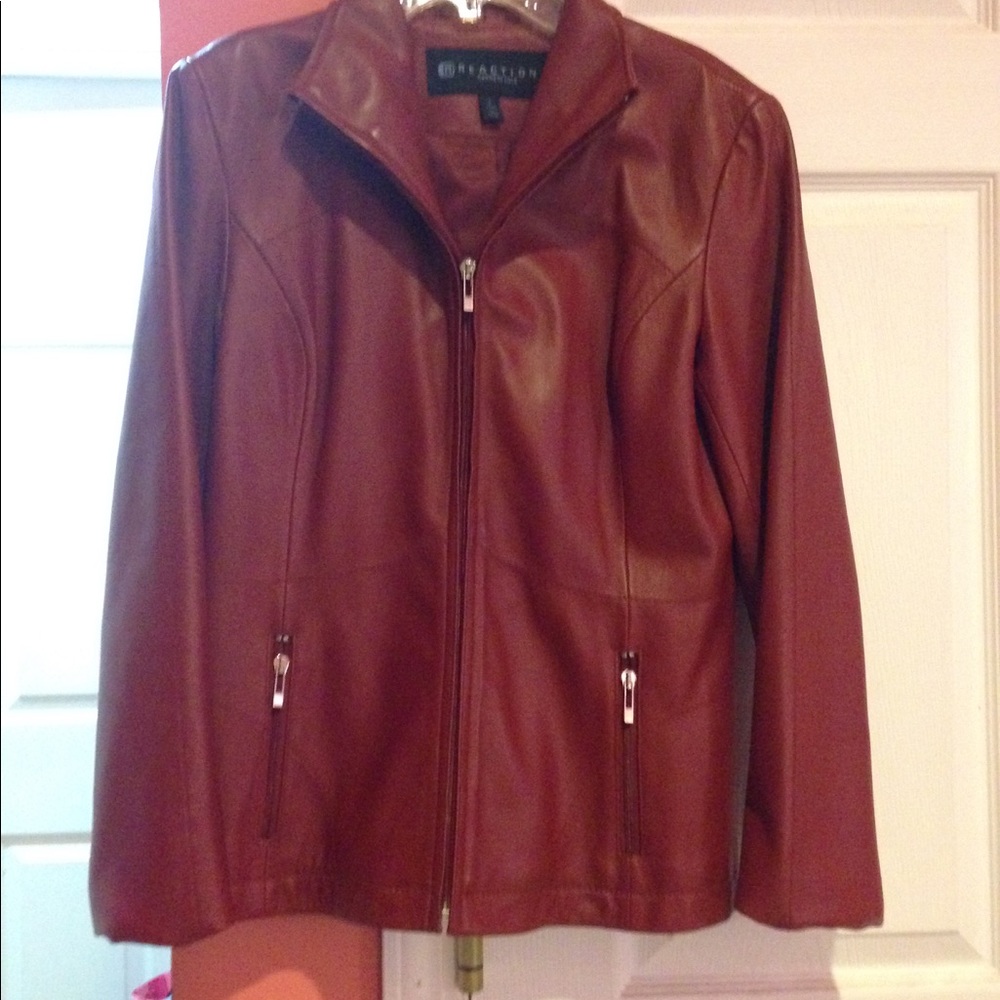 Michael Kors women''s leather jacket.