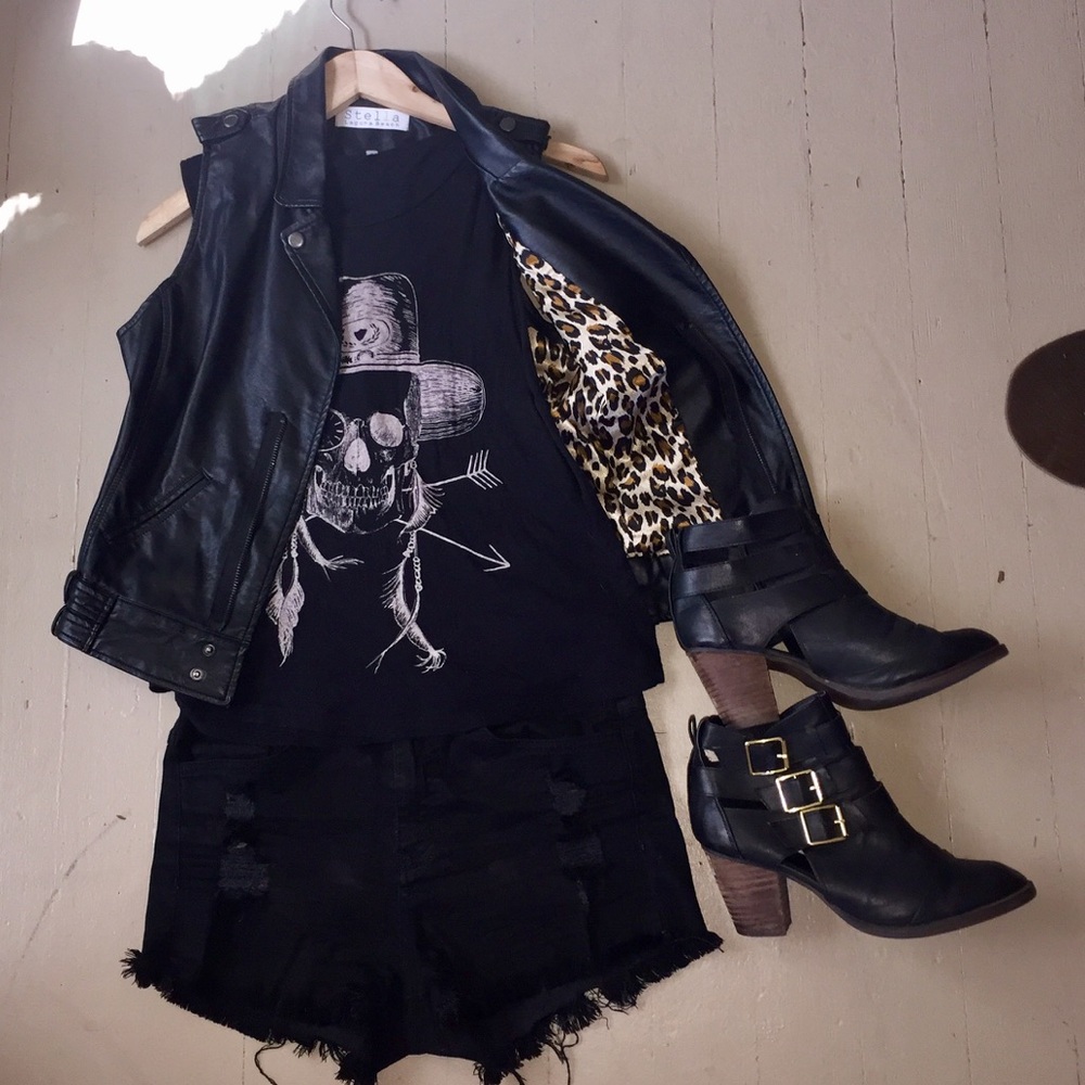 Love Culture Steam Punk Decal Muscle Tee