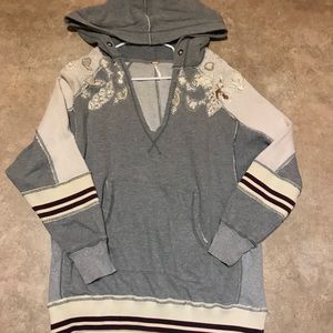 Free People varsity sweatshirt
