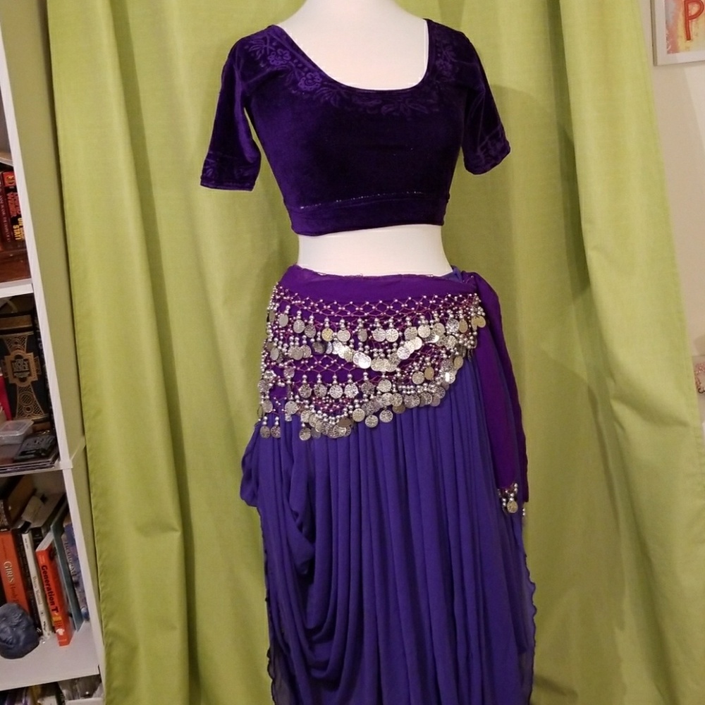 Bellydancing Skirt and Waist Belt