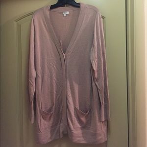 Halogen for Encore Light Wool plus size Cardigan.