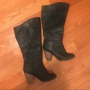 Forever 21 Wide Calf high heel boots