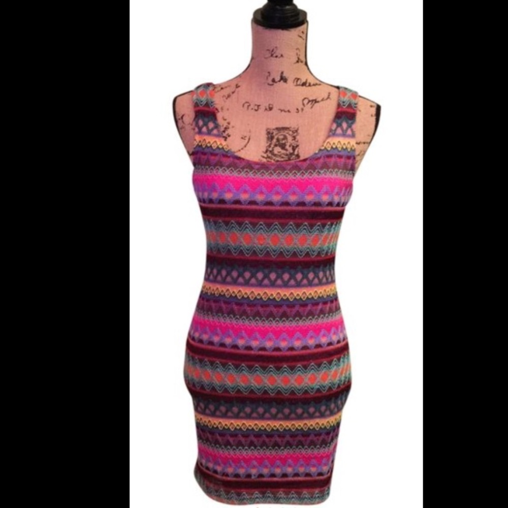 Swoon Mulitcolor Bodycon Dress