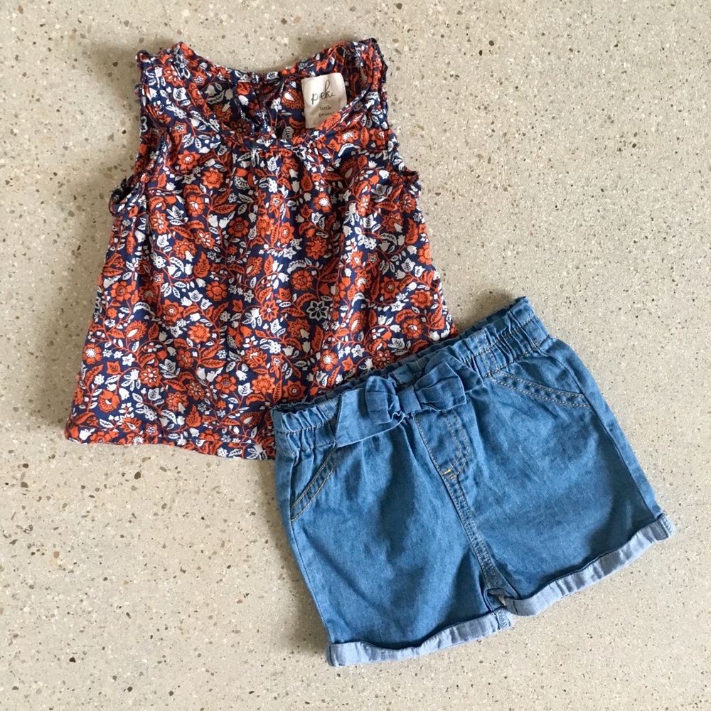 Peek Tank with Cat & Jack Shorts