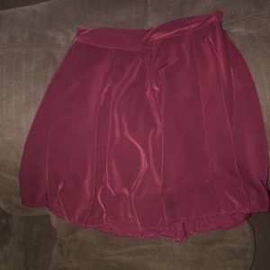 Brandy Melville Burgundy Skirt