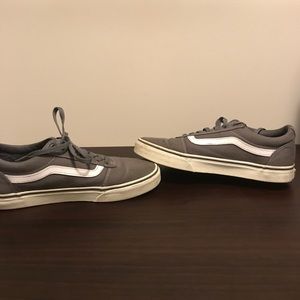 Grey old skool vans