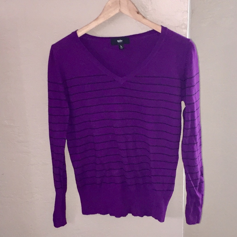 Mossimo V Neck Sweater Blouse