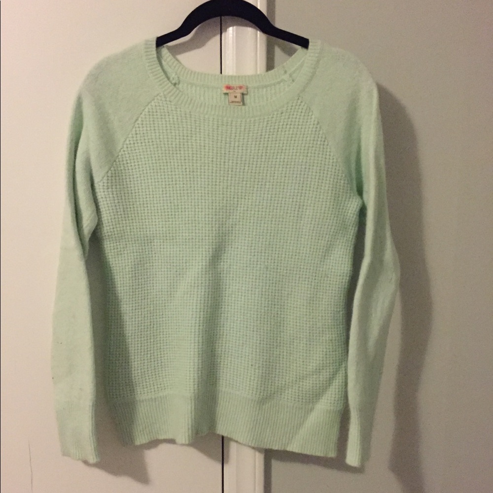 J. Crew Mint Crew Sweater