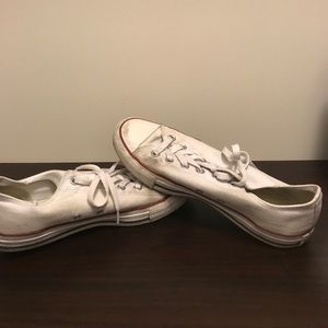 White low top chucks