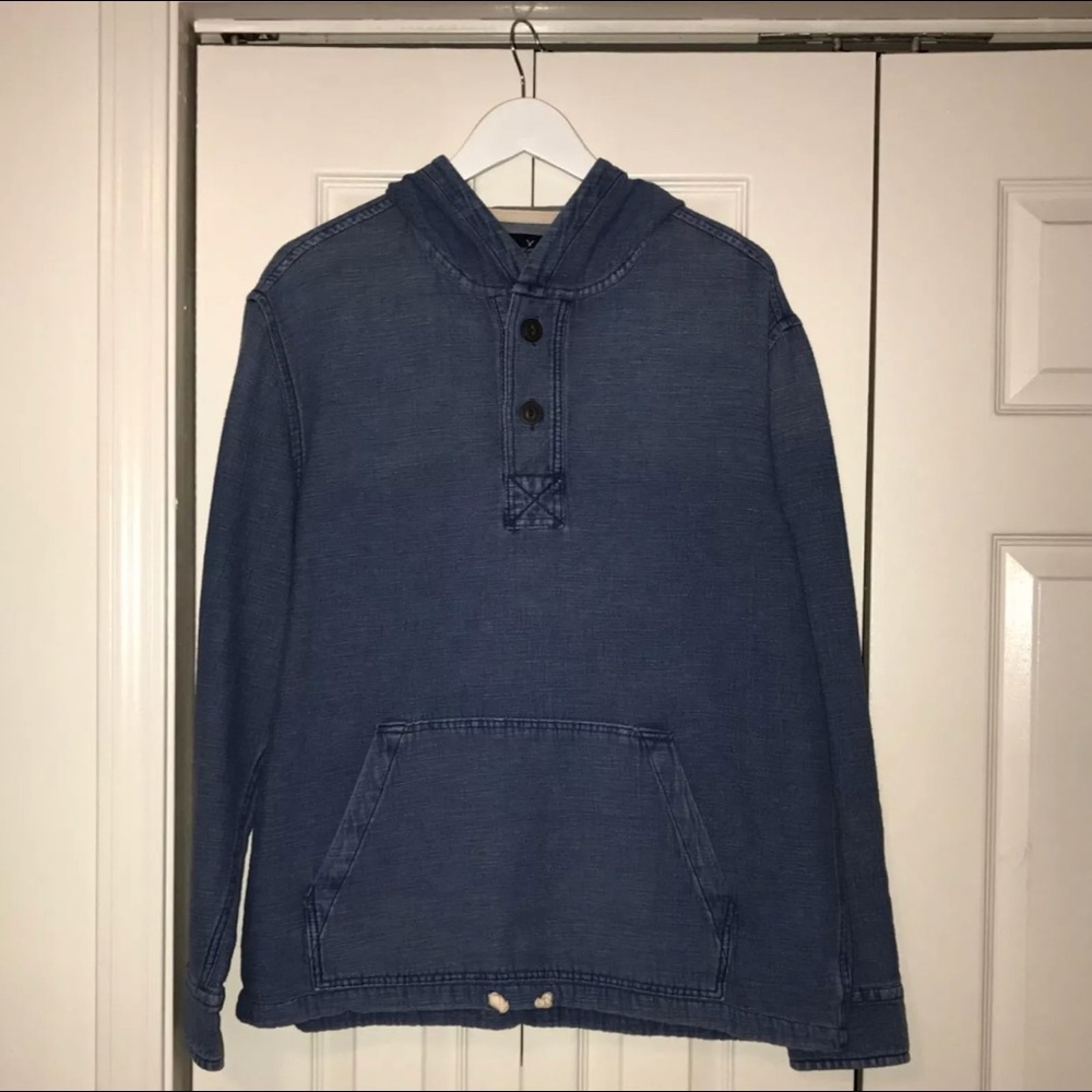 American Eagle Denim Sweatshirt