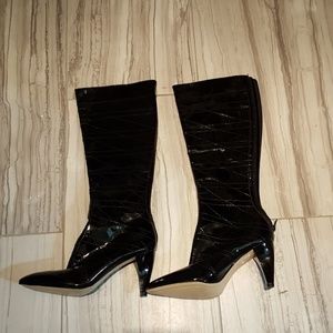Franco Sarto Patent Boots