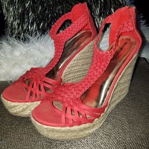Mossimo Coral Crochet Wedges