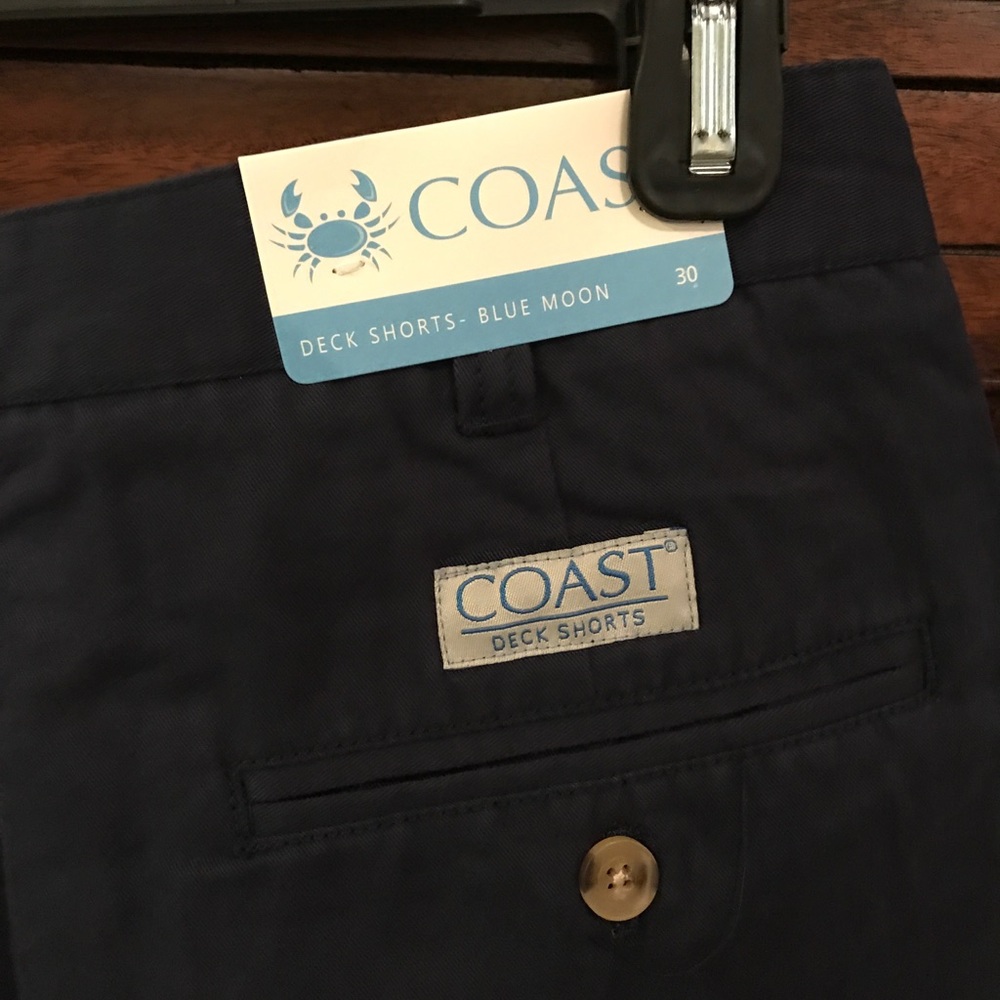Men's Navy Blue Coast Deck Short