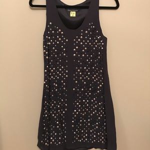 [French Connection] Sequin Navy Dress