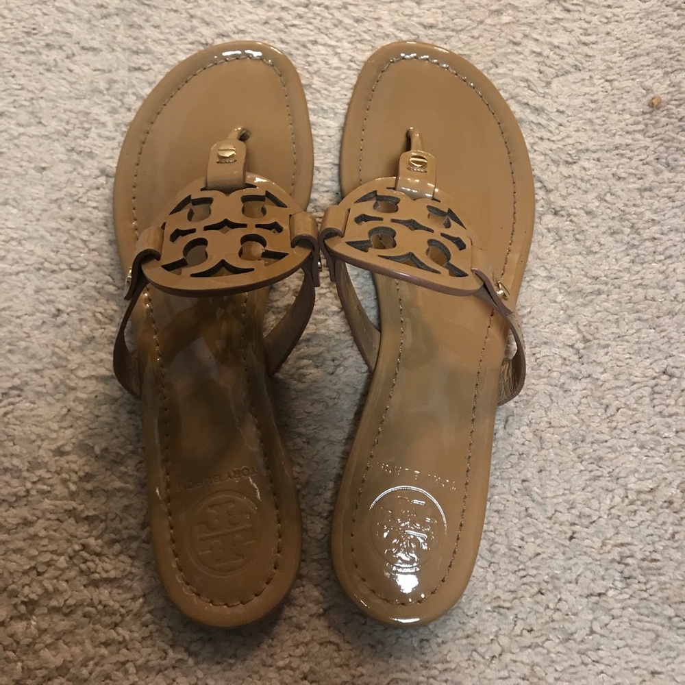 Tory Burch Miller Sandals 8 Worn twice.