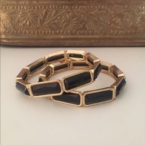 Black bracelets