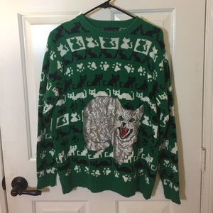Blizzard Bay Angry Kitty Ugly Sweater