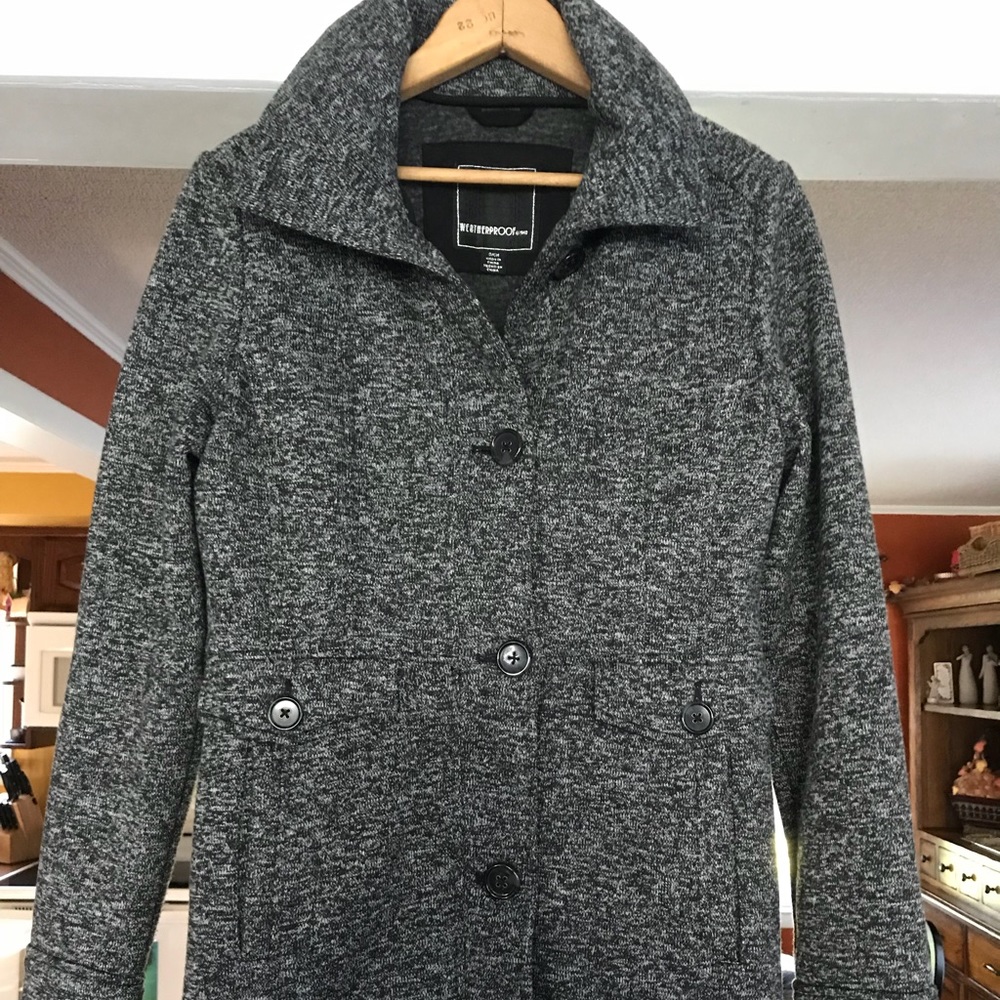 Beautiful black and gray PeaCoat