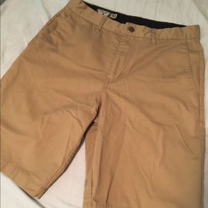 Khaki "Volcom Frickin Chino" shorts