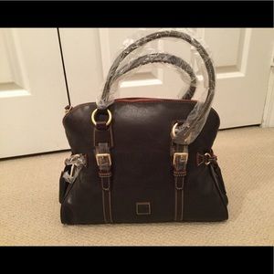 NWT Dooney & Bourke Domed Buckle Satchel