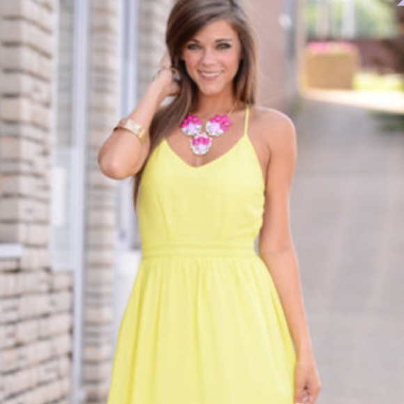 Yellow new york and company maxi dress Yellow new york and company maxi dress