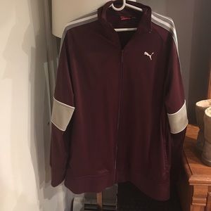 Size 2 XL, puma zip up crewneck