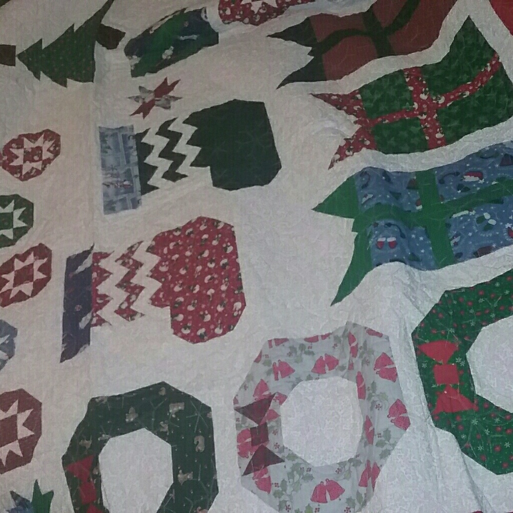 Brand New Handmade Christmas Quilt