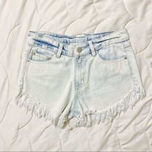 High Waisted Denim Shorts