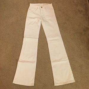 BLANKNYC White Mid Rise Flare Denim - size 28