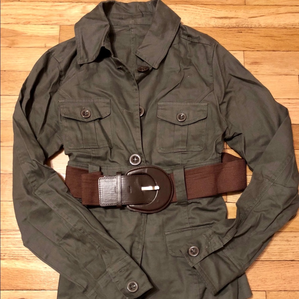 Woman’s Military Style Fashion Jacket